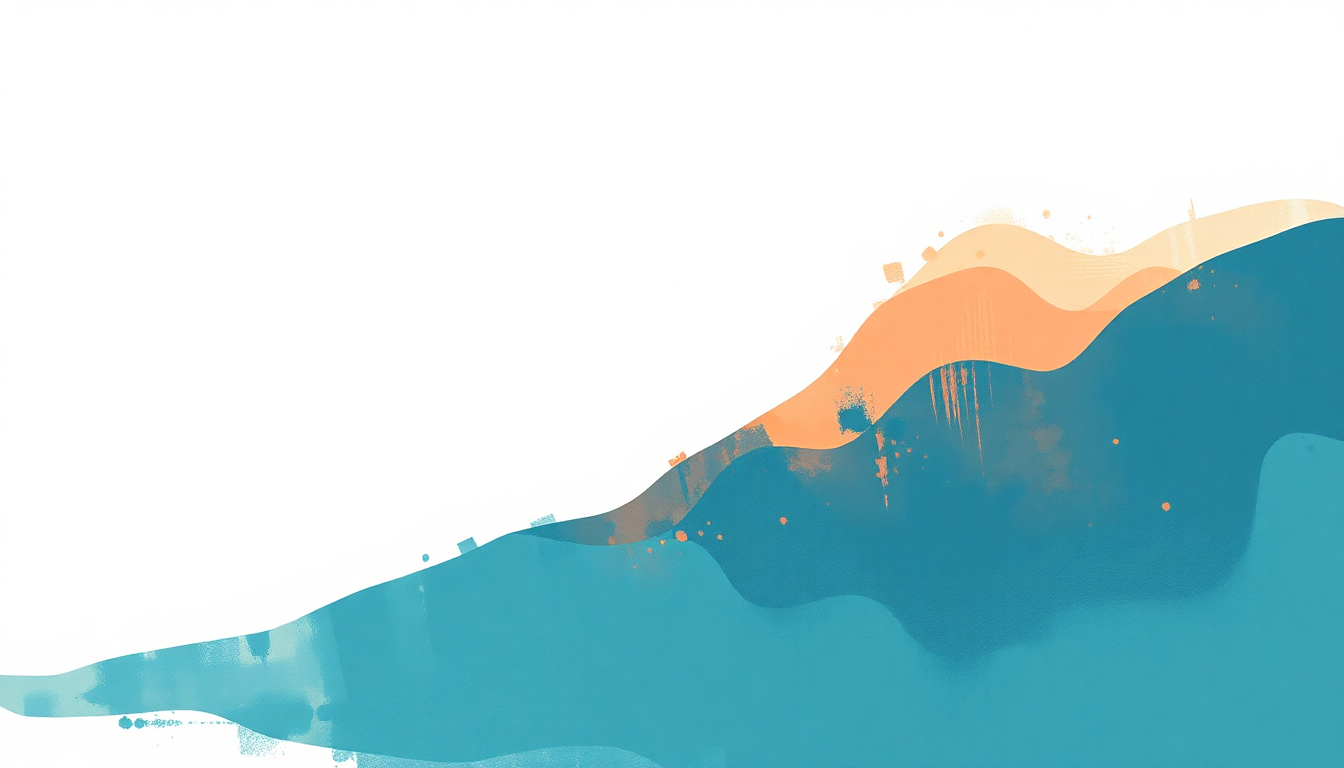 Fan-driven abstract illustration evoking the emotional arc of Convincing by Wet Leg