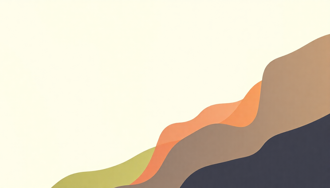 Fan-driven abstract illustration evoking the emotional arc of Cool Rockin Loretta by Joe Ely