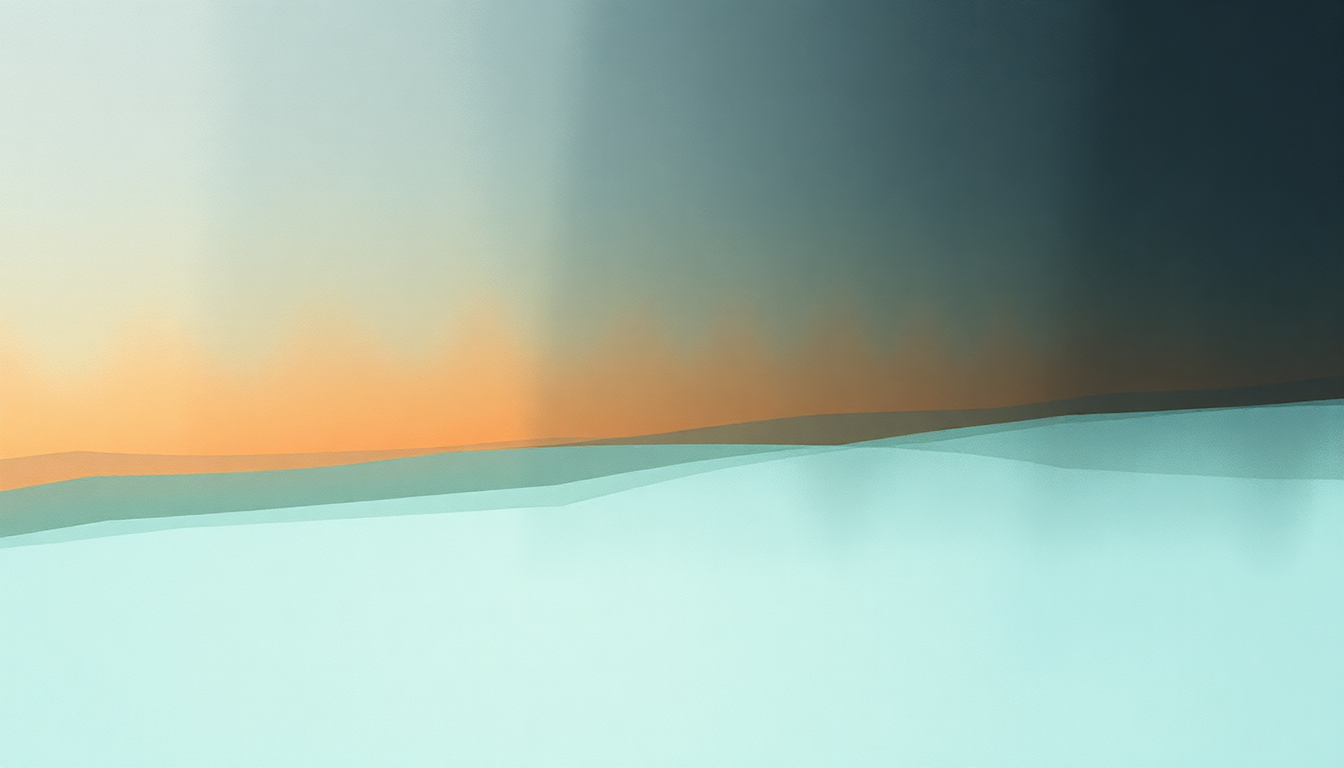 Fan-driven abstract illustration evoking the emotional arc of Coolverine by Mogwai