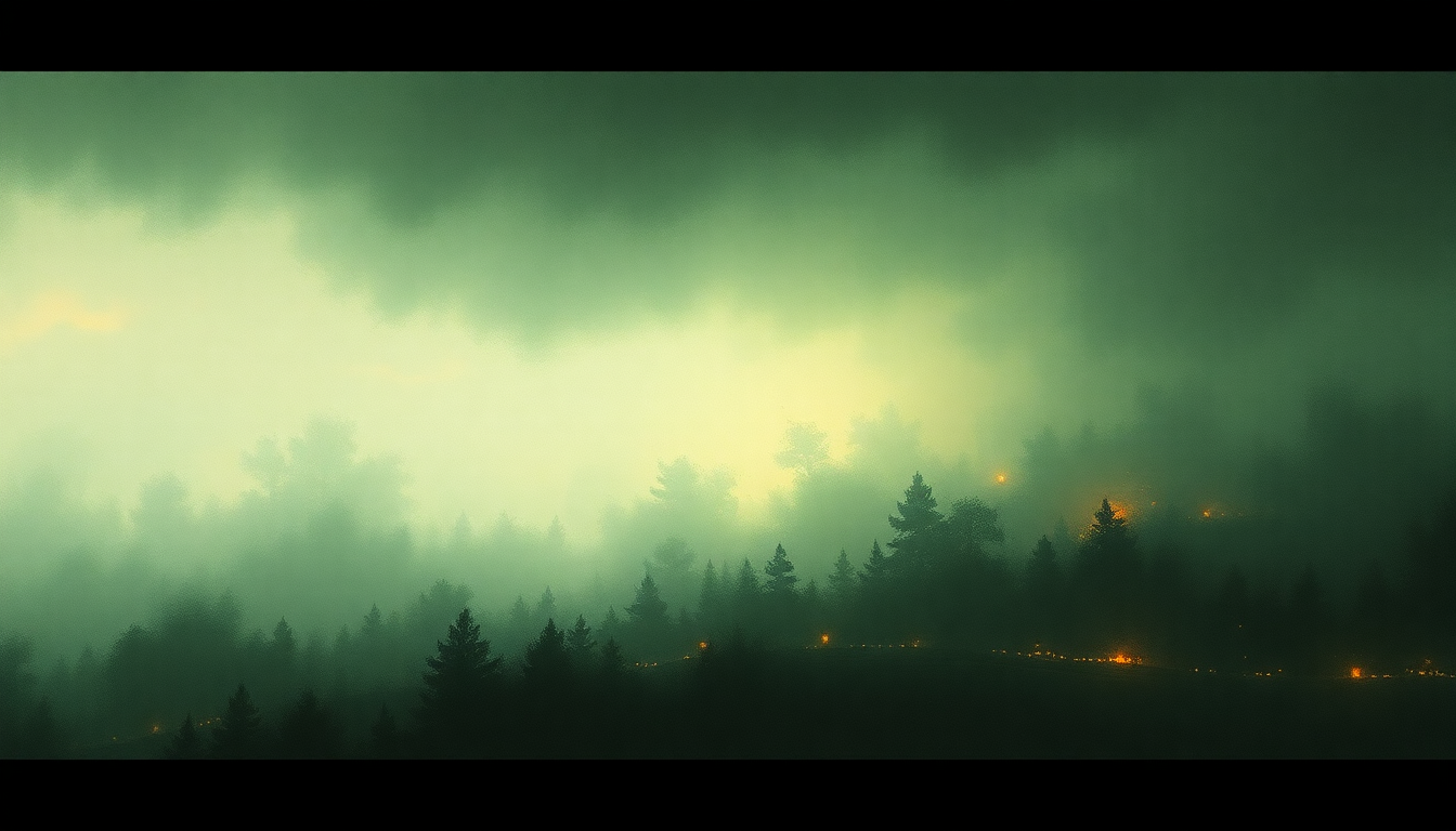 Fan-driven abstract illustration evoking the emotional arc of Cooper's World by Squarepusher