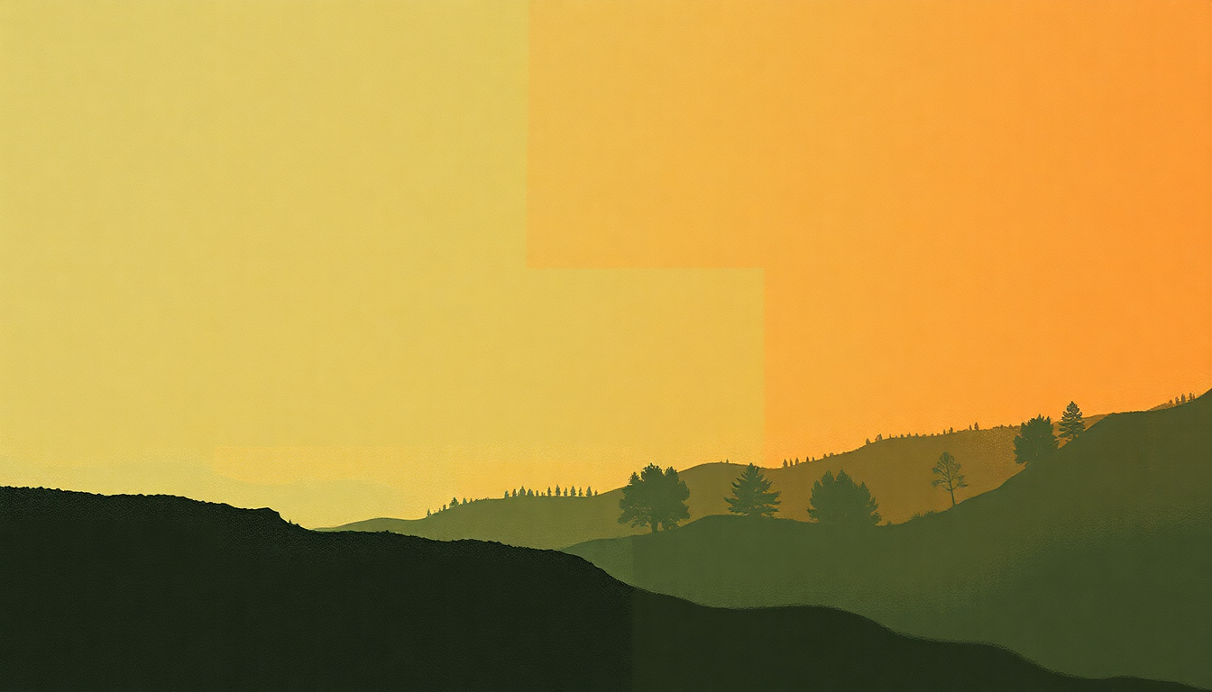 Fan-driven abstract illustration evoking the emotional arc of Cortez the Killer by Slint