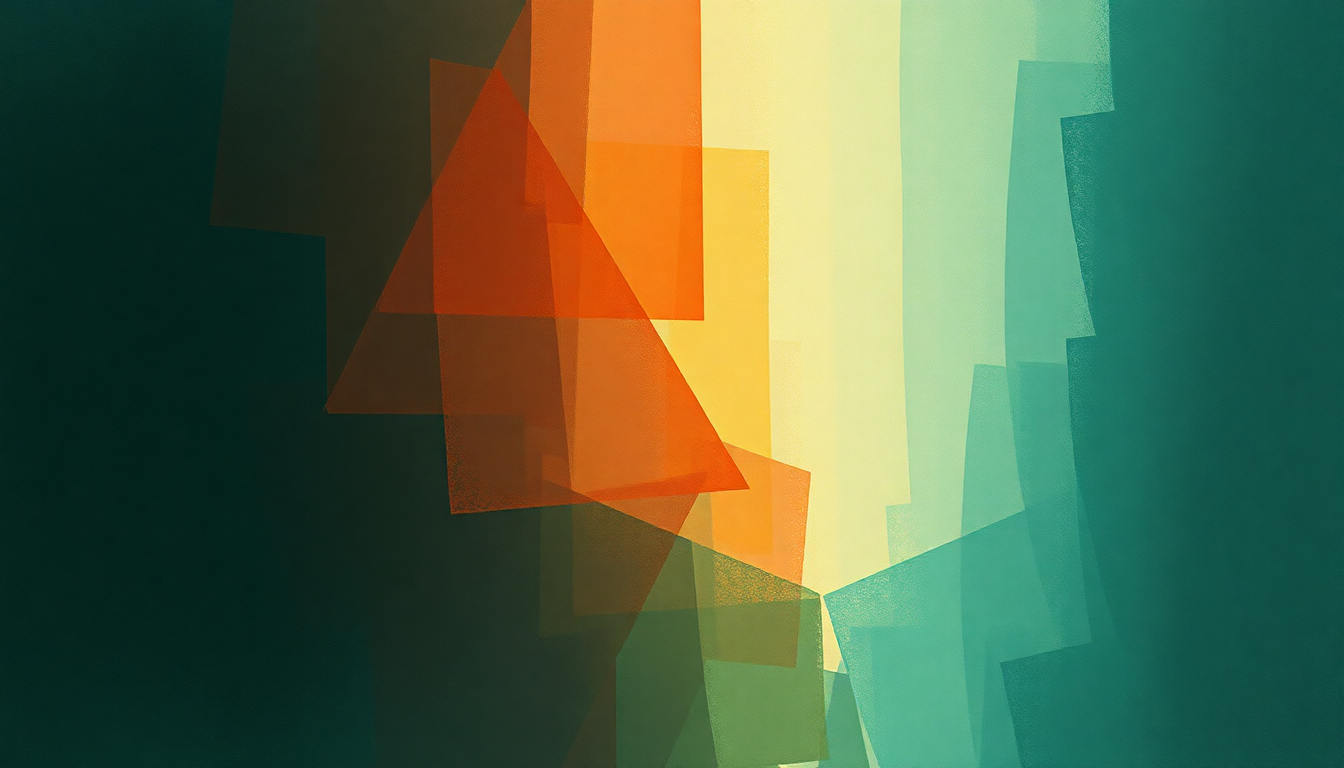 Fan-driven abstract illustration evoking the emotional arc of Cosmia by Joanna Newsom