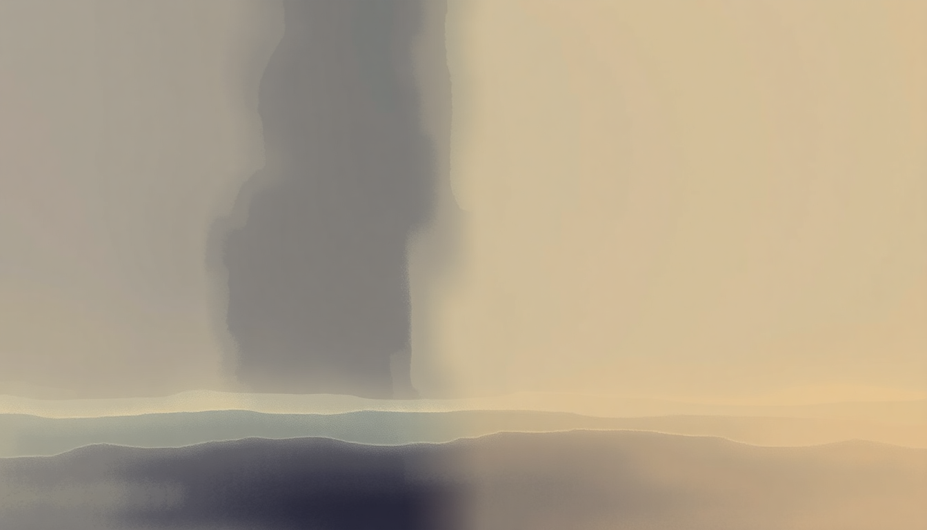 Fan-driven abstract illustration evoking the emotional arc of Intro//A Cosmic Drama by Flying Lotus