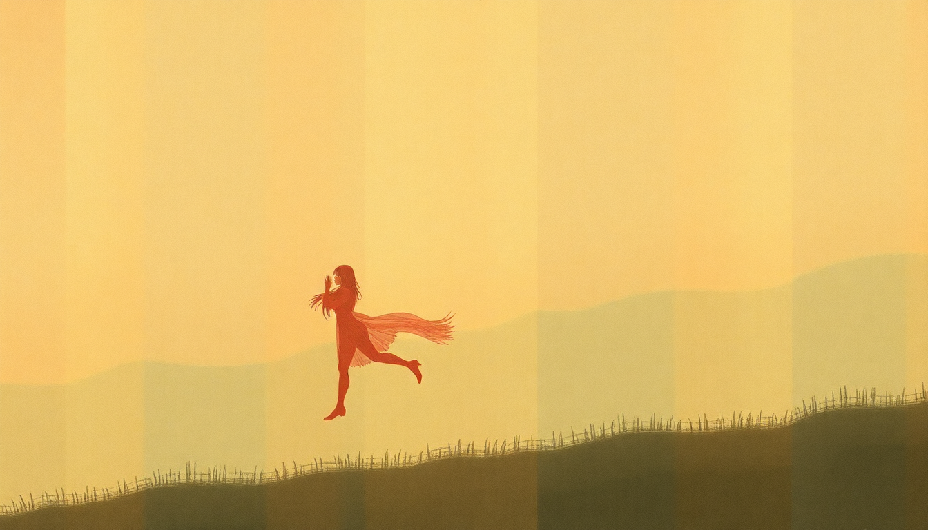 Fan-driven abstract illustration evoking the emotional arc of Cowgirl by Underworld