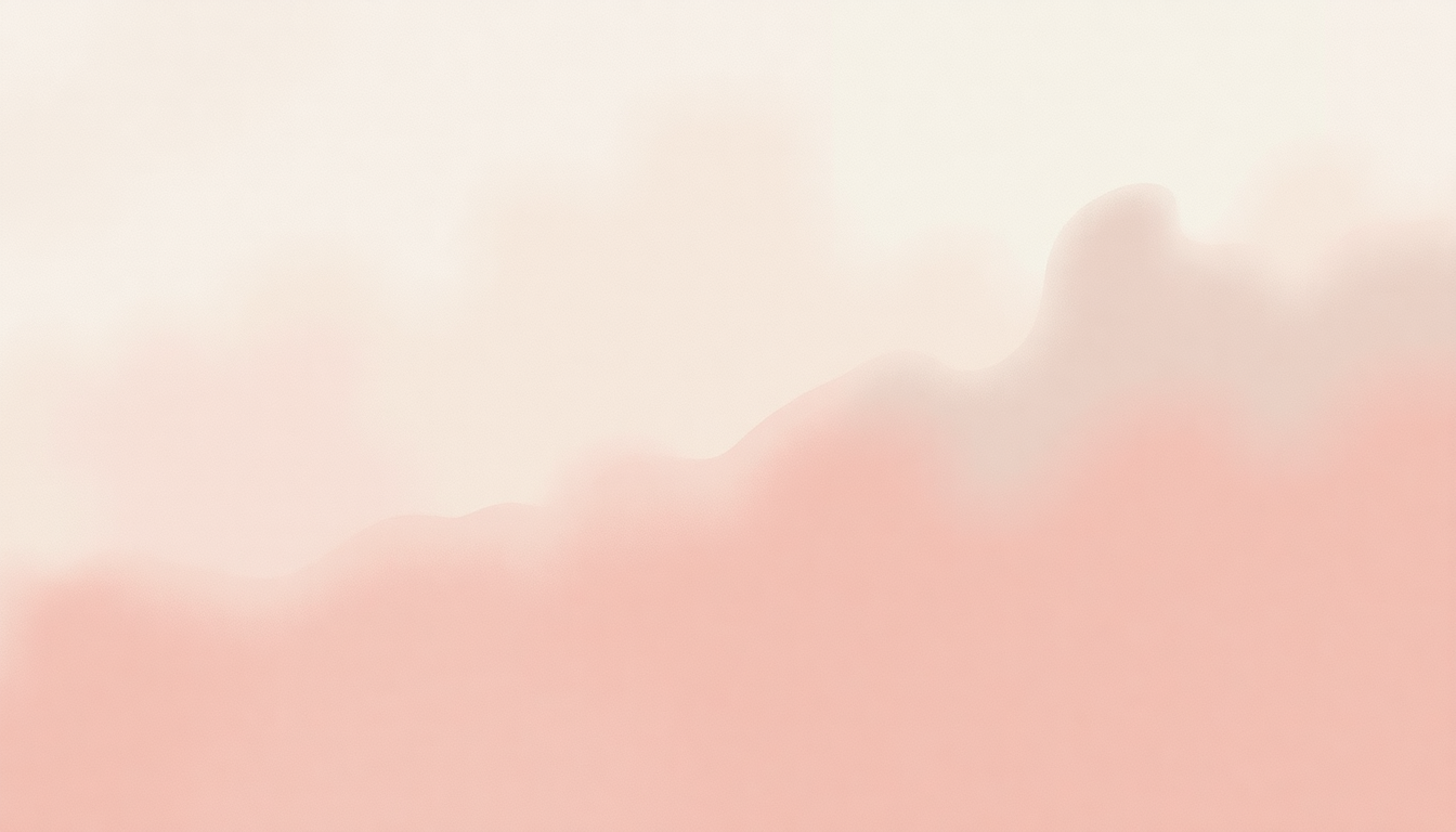 Fan-driven abstract illustration evoking the emotional arc of Cradle Song by Edvard Grieg