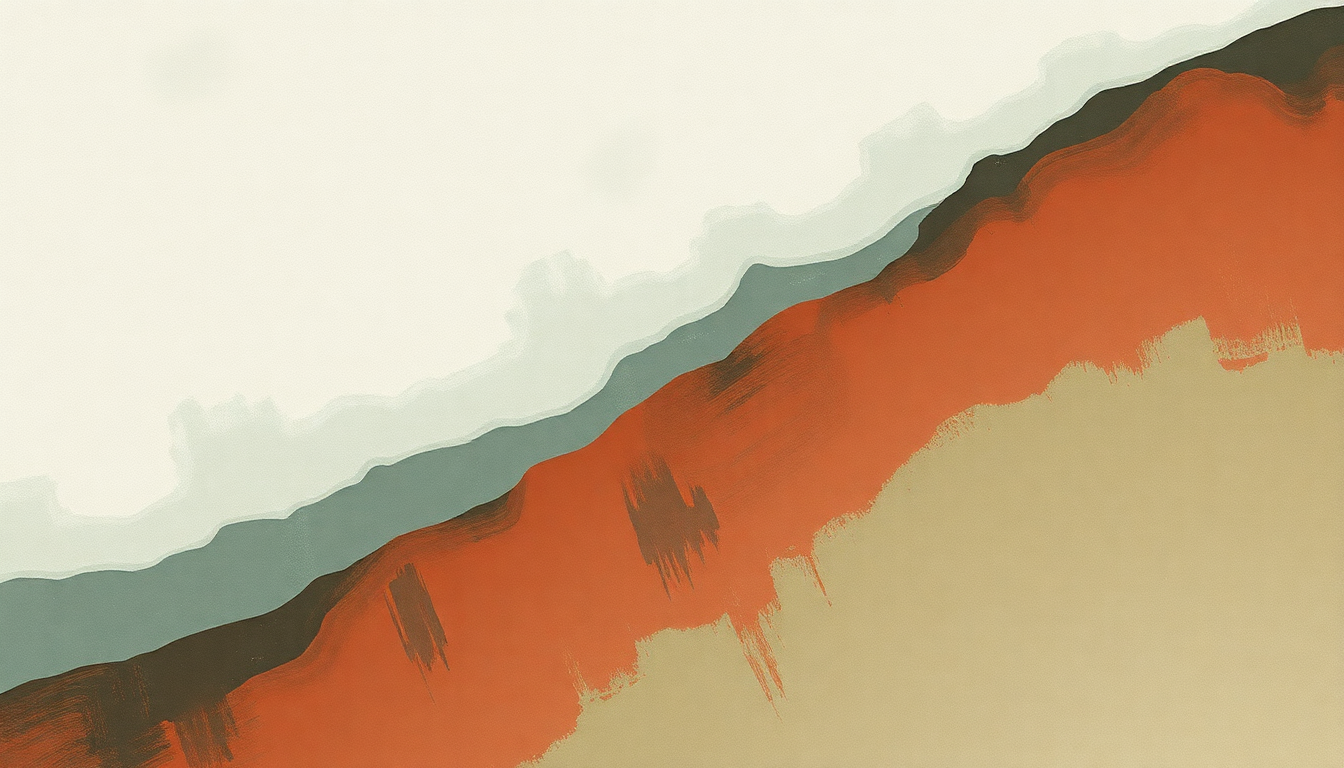 Fan-driven abstract illustration evoking the emotional arc of Crawl Back (Under My Stone) by Richard Thompson