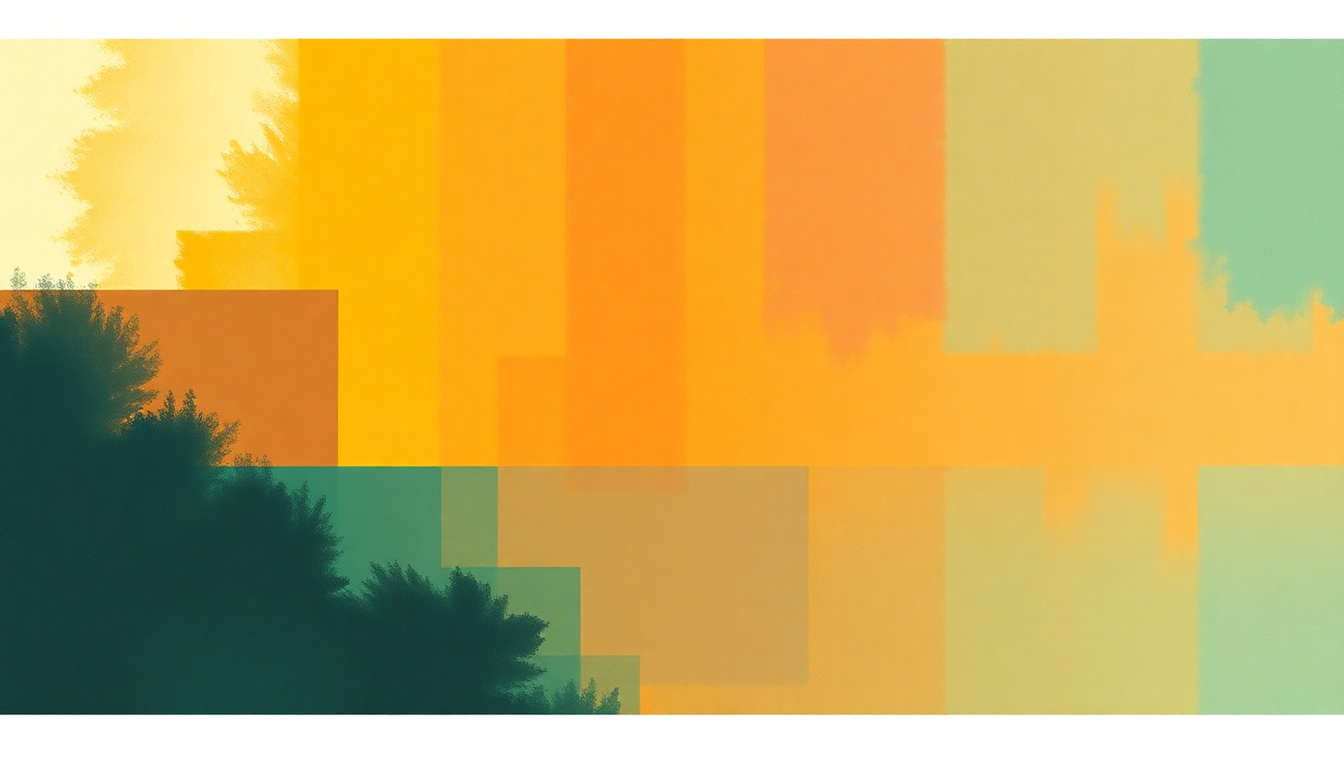 Fan-driven abstract illustration evoking the emotional arc of Crayon by Caribou