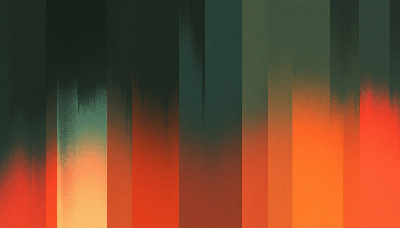 Fan-driven abstract illustration evoking the emotional arc of Crazier by Gary Numan