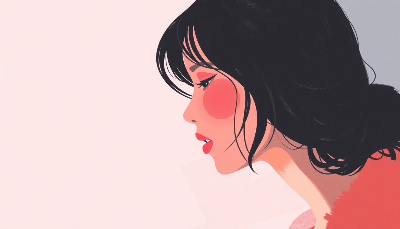 Fan-driven abstract illustration evoking the emotional arc of Crazy Over You by Blackpink