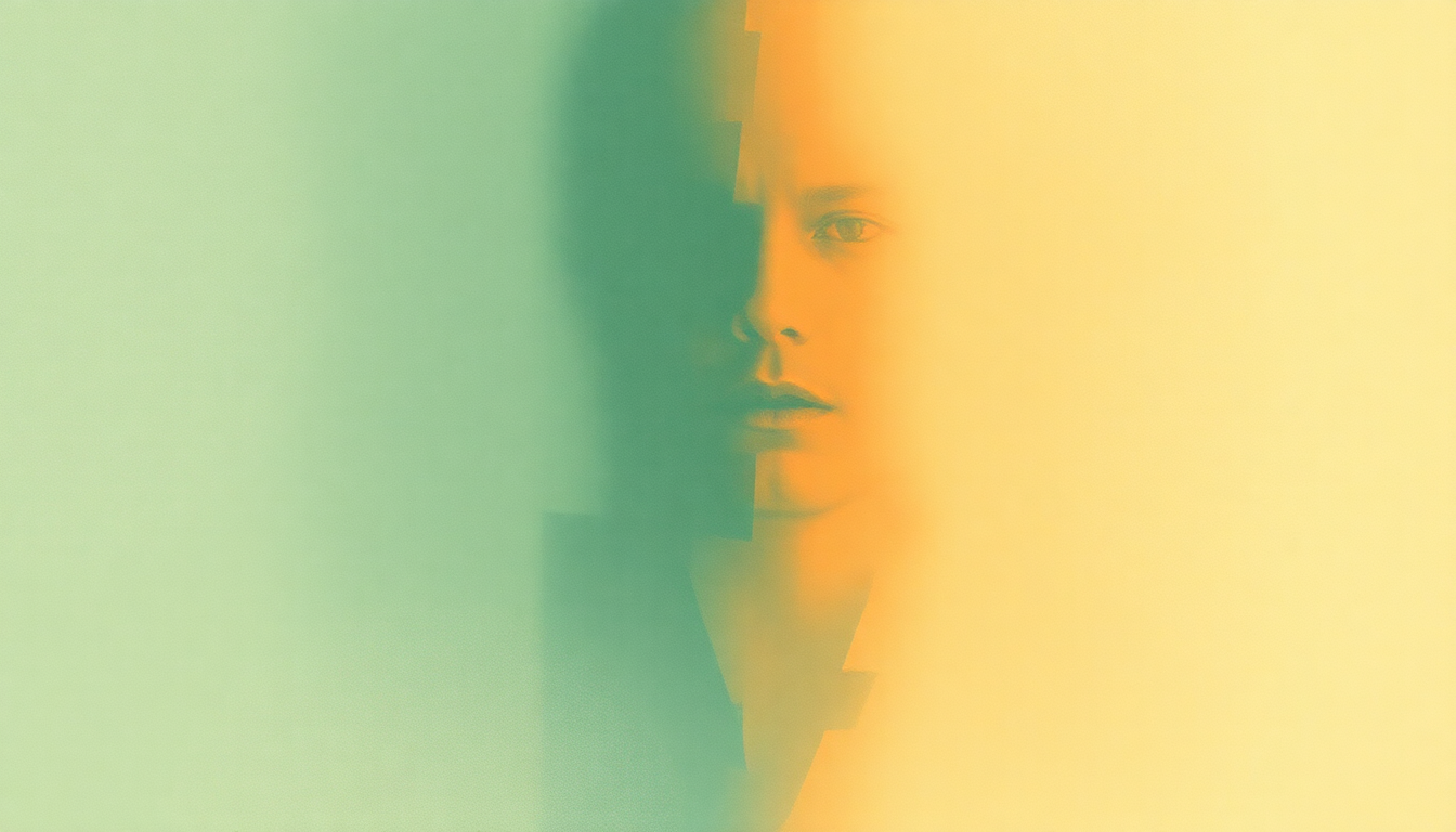 Fan-driven abstract illustration evoking the emotional arc of Creature Fear by Bon Iver