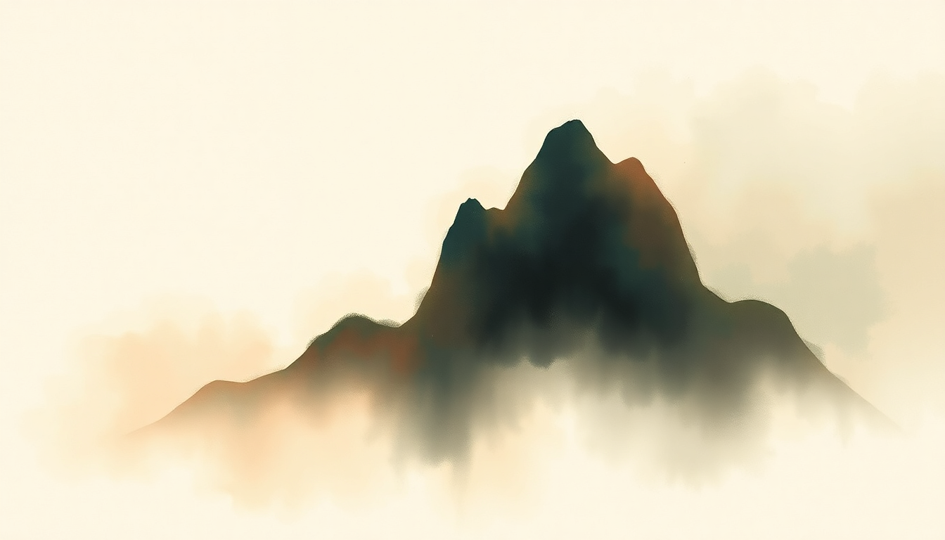 Fan-driven abstract illustration evoking the emotional arc of Crown of Love by Arcade Fire
