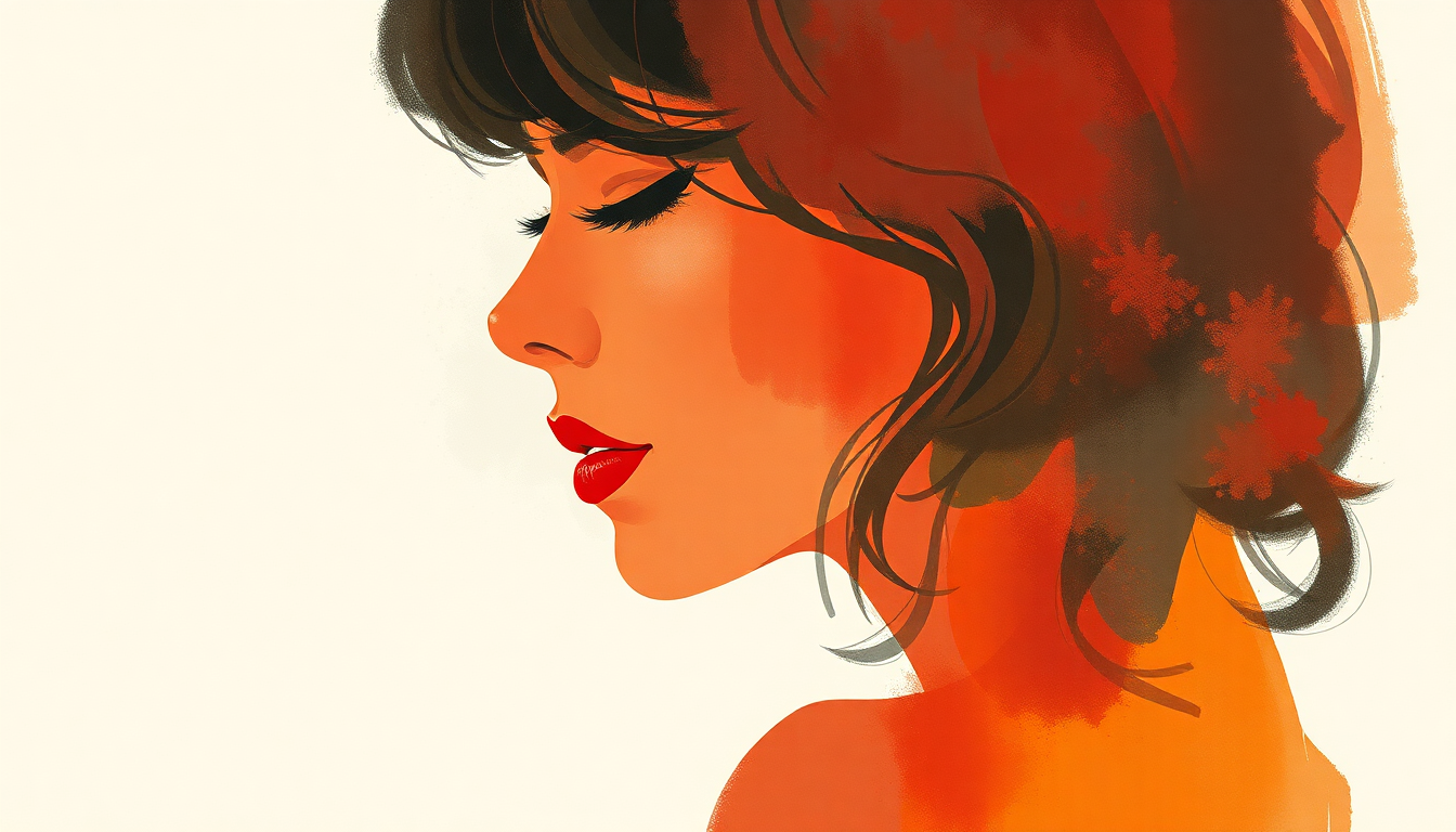 Fan-driven abstract illustration evoking the emotional arc of Cruel Summer by Taylor Swift