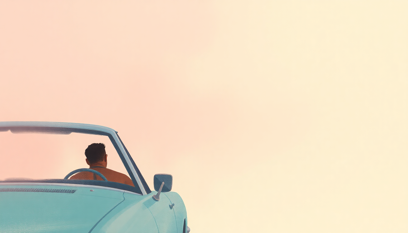 Fan-driven abstract illustration evoking the emotional arc of Cruisin' by Smokey Robinson