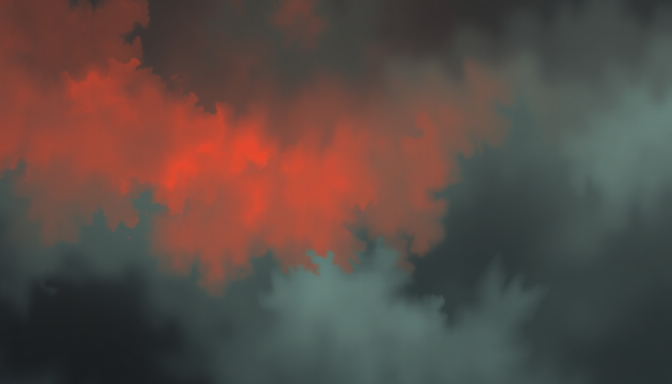Fan-driven abstract illustration evoking the emotional arc of Crushcrushcrush by Paramore