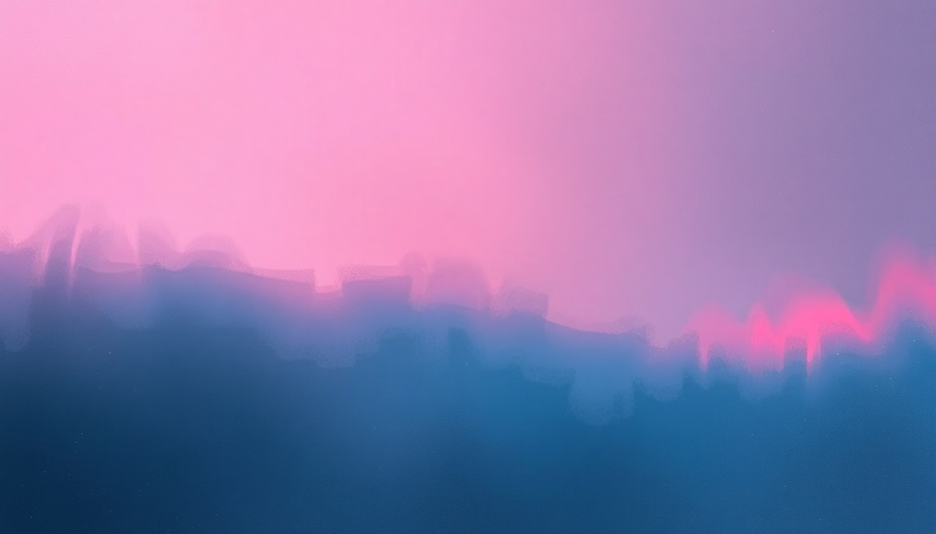Fan-driven abstract illustration evoking the emotional arc of Crushed by Cocteau Twins