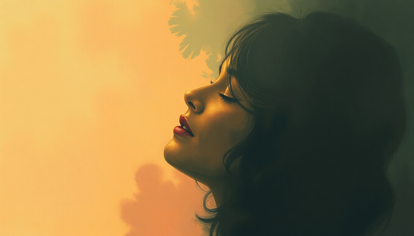 Fan-driven abstract illustration evoking the emotional arc of Cry Baby by Janis Joplin