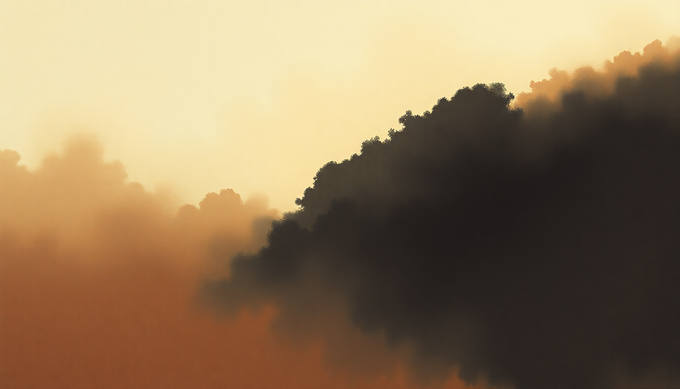 Fan-driven abstract illustration evoking the emotional arc of Crying Time by Ray Charles