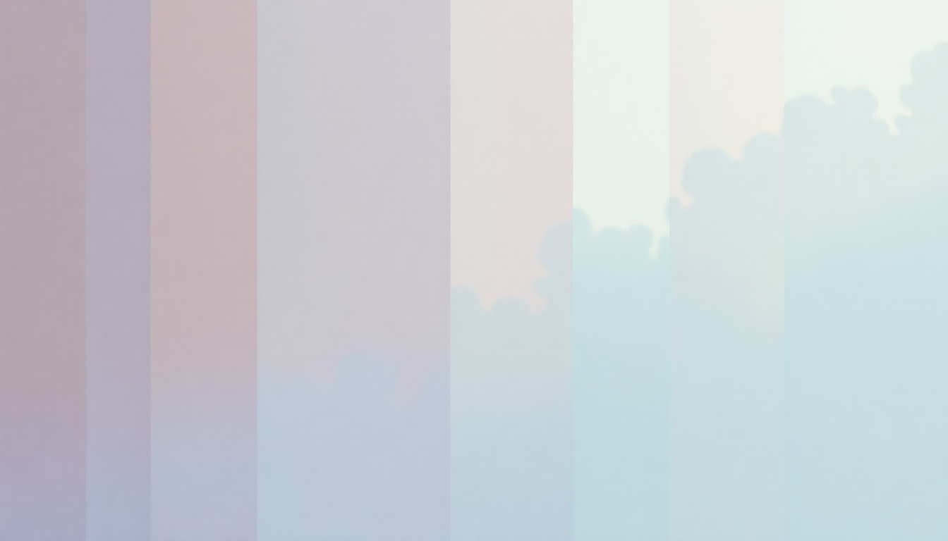 Fan-driven abstract illustration evoking the emotional arc of Crystel by Autechre