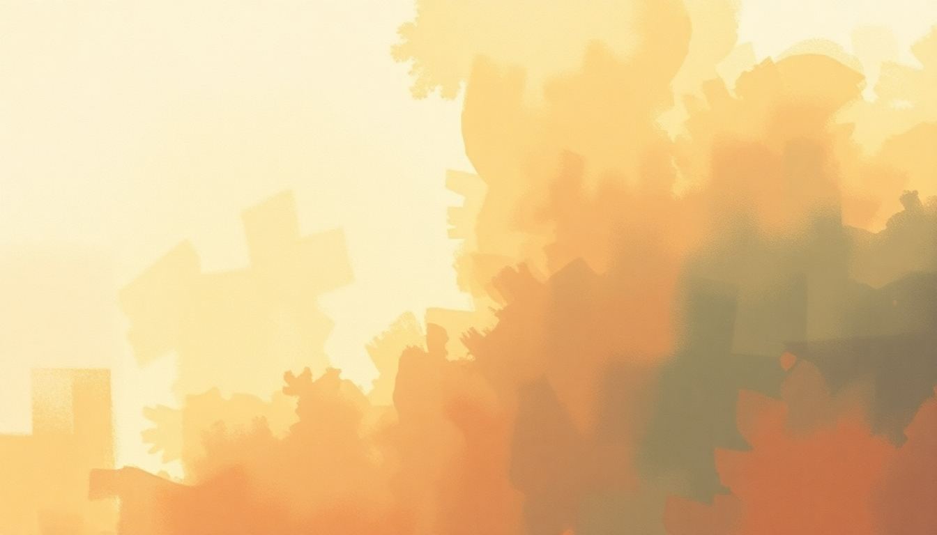 Fan-driven abstract illustration evoking the emotional arc of Custard Pie by Led Zeppelin
