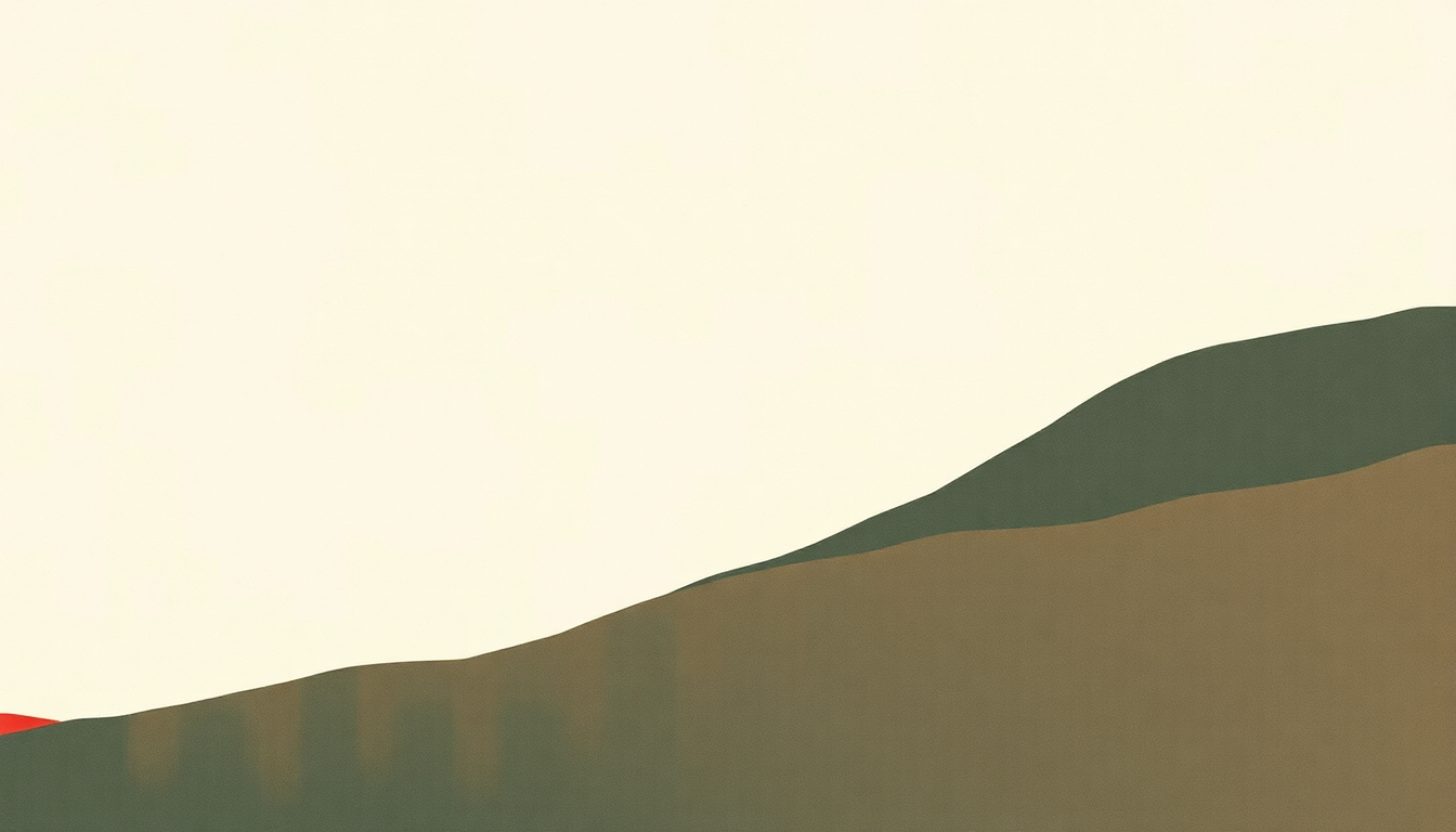 Fan-driven abstract illustration evoking the emotional arc of Cut Your Hair by Pavement