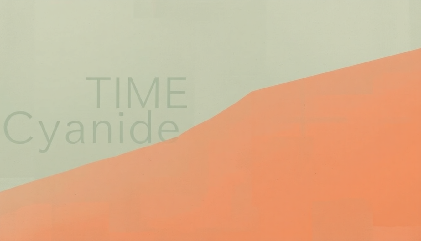 Fan-driven abstract illustration evoking the emotional arc of Cyanide by Daniel Caesar