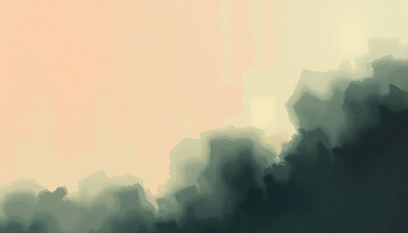 Fan-driven abstract illustration evoking the emotional arc of Cymbal Rush by Thom Yorke