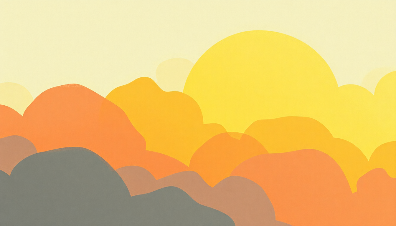 Fan-driven abstract illustration evoking the emotional arc of Dafodil by Jamie xx