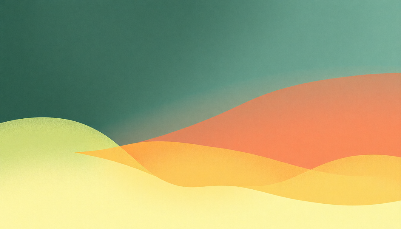 Fan-driven abstract illustration evoking the emotional arc of Daily Routine by Animal Collective