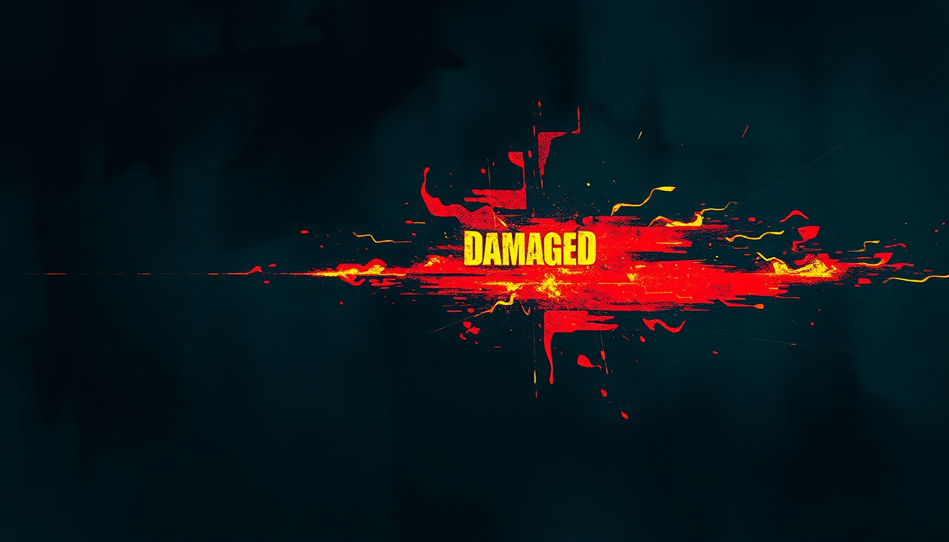 Fan-driven abstract illustration evoking the emotional arc of Damaged I by Black Flag