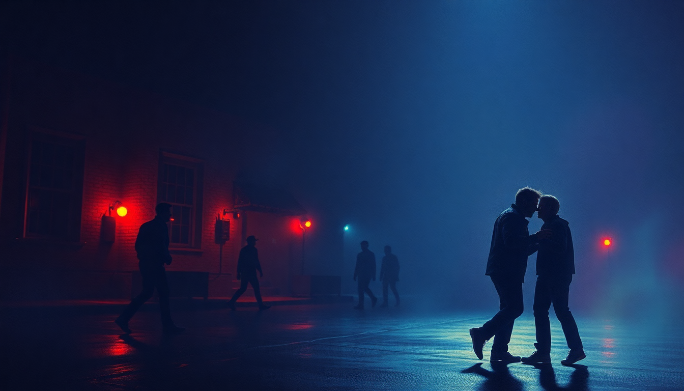 Fan-driven abstract illustration evoking the emotional arc of Dancing in the Dark by Bruce Springsteen