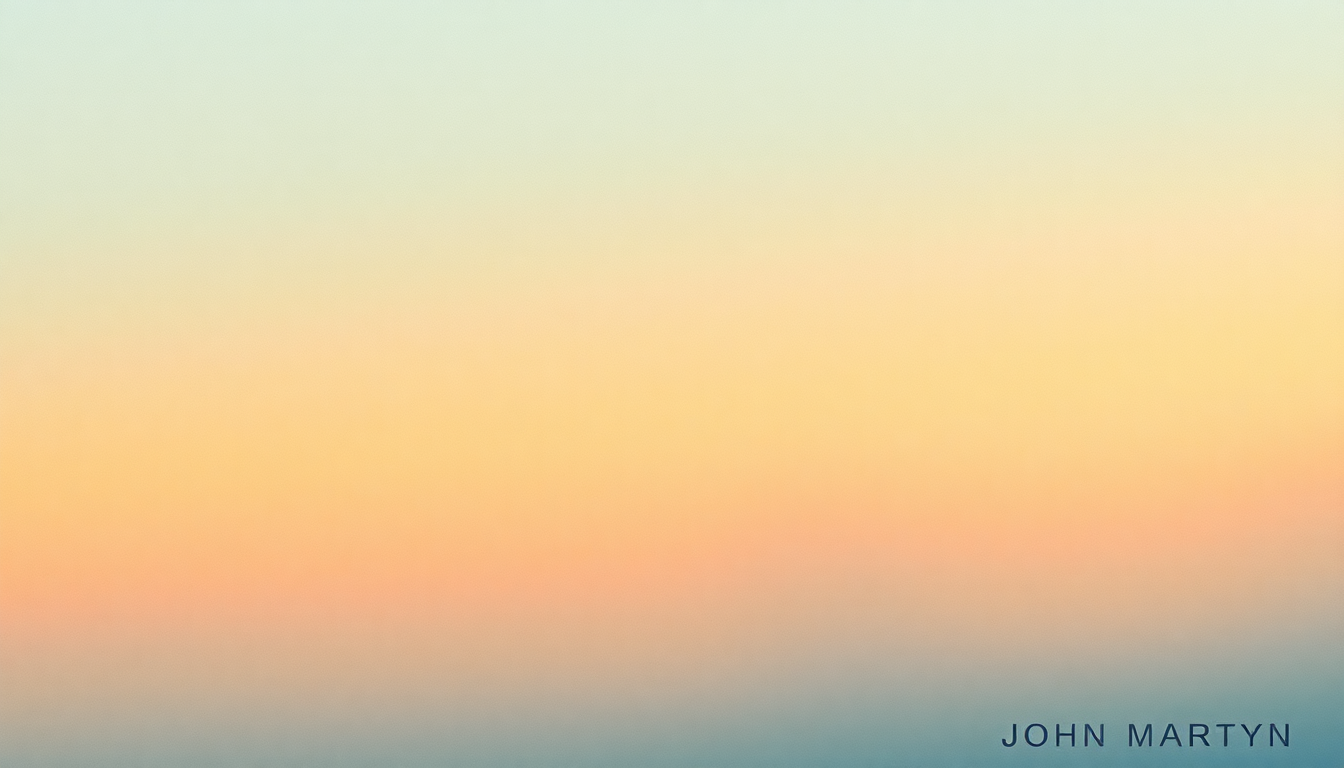 Fan-driven abstract illustration evoking the emotional arc of Dancing by John Martyn