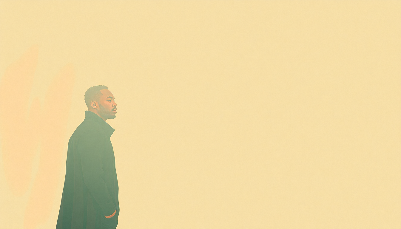 Fan-driven abstract illustration evoking the emotional arc of Dangote by Burna Boy