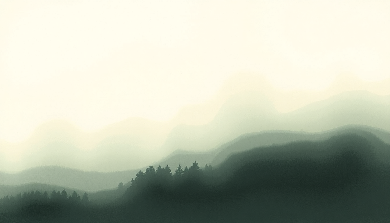 Fan-driven abstract illustration evoking the emotional arc of Dark Turn of Mind by Gillian Welch