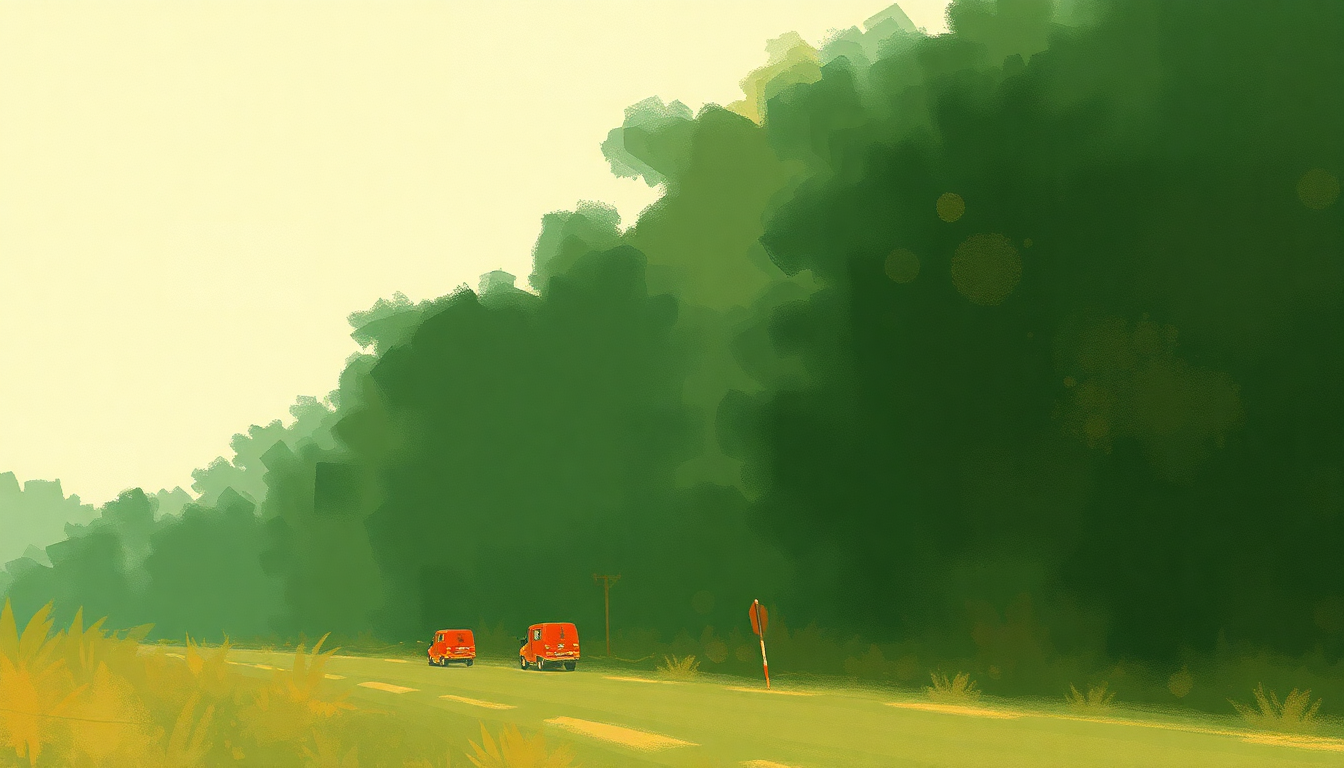 Fan-driven abstract illustration evoking the emotional arc of De Camino a la Vereda by Buena Vista Social Club
