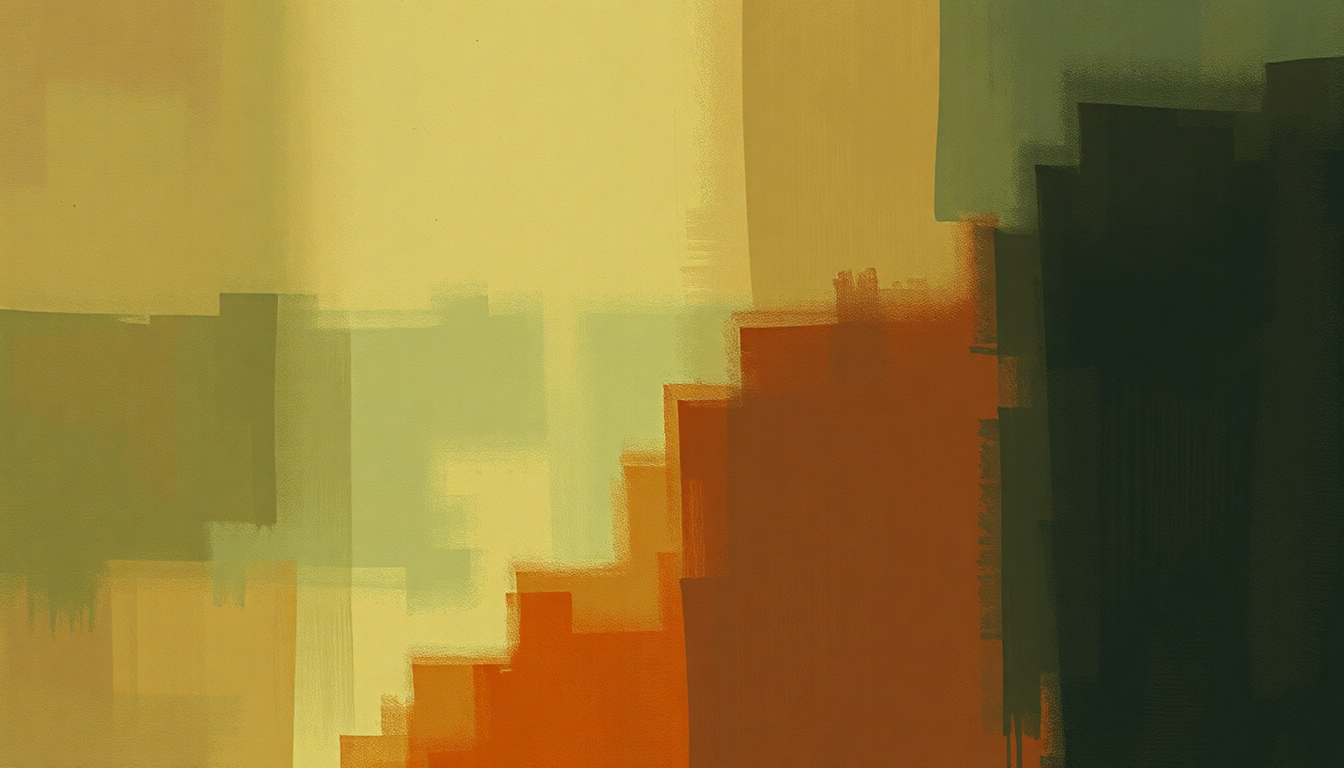 Fan-driven abstract illustration evoking the emotional arc of Dead Shrimp Blues by Robert Johnson