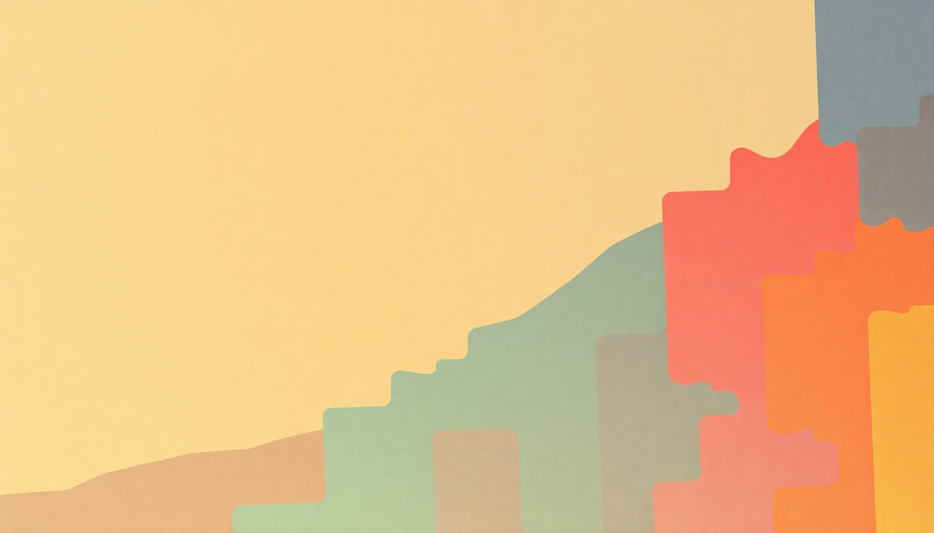 Fan-driven abstract illustration evoking the emotional arc of Deal by Grateful Dead