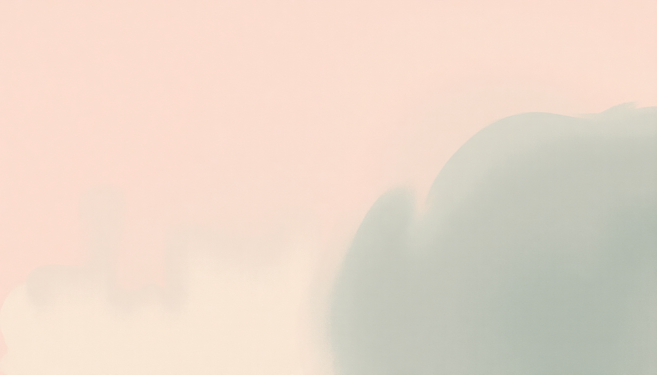 Fan-driven abstract illustration evoking the emotional arc of Dear No One by H.E.R.