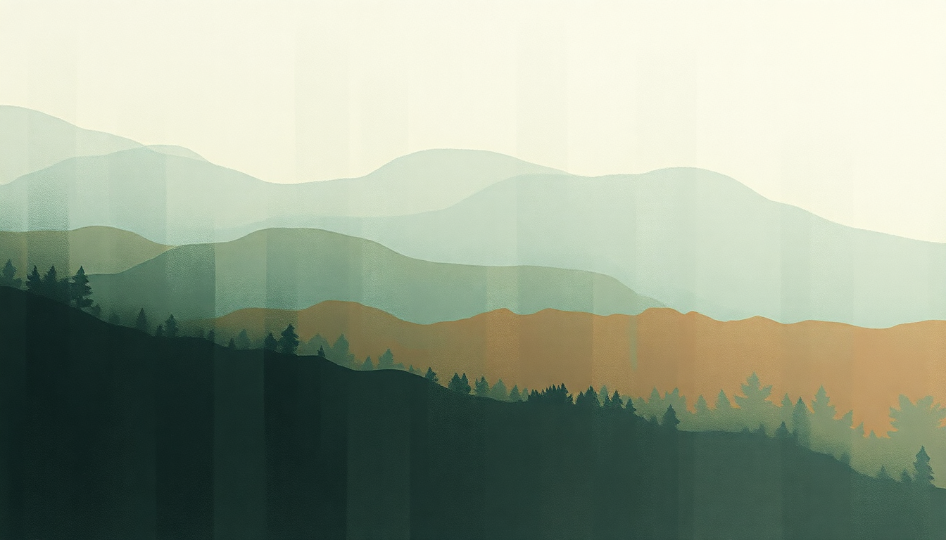 Fan-driven abstract illustration evoking the emotional arc of Deeper Well by Emmylou Harris