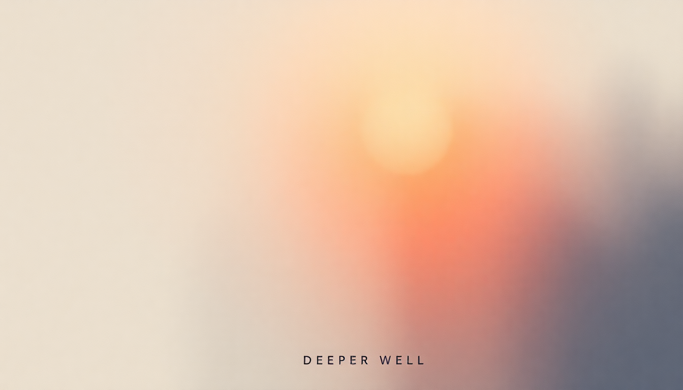 Fan-driven abstract illustration evoking the emotional arc of Deeper Well by Kacey Musgraves