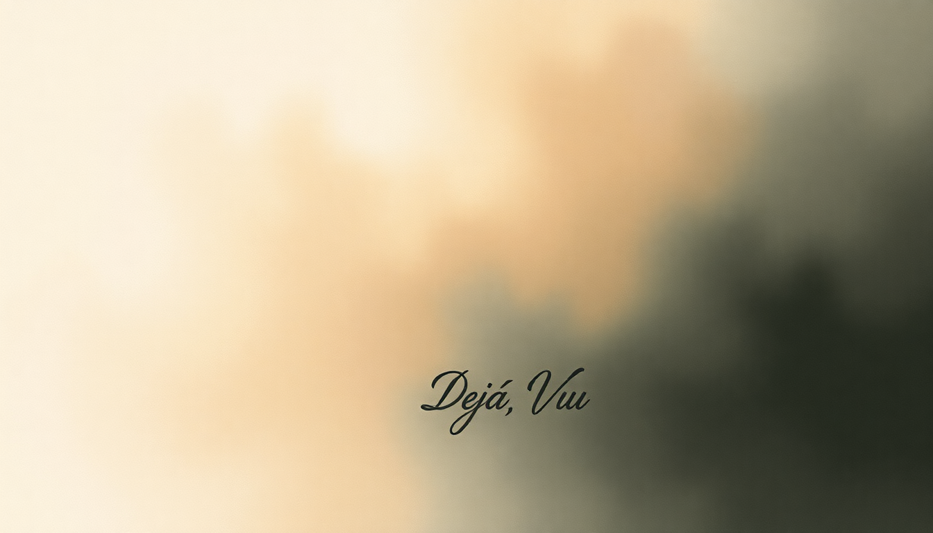 Fan-driven abstract illustration evoking the emotional arc of Déjà Vu by Crosby, Stills, Nash & Young