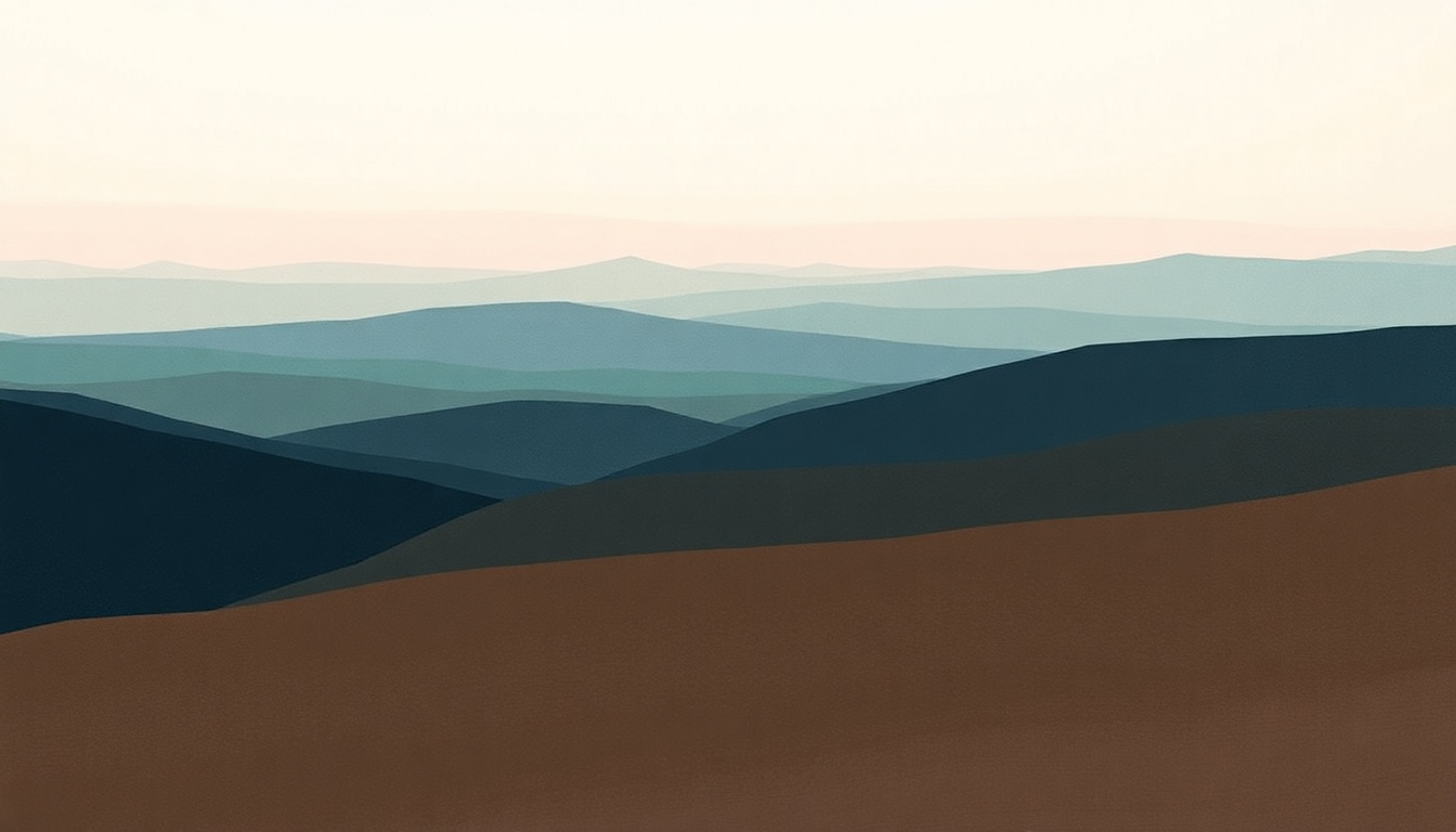 Fan-driven abstract illustration evoking the emotional arc of Desire Be Desire Go by Tame Impala