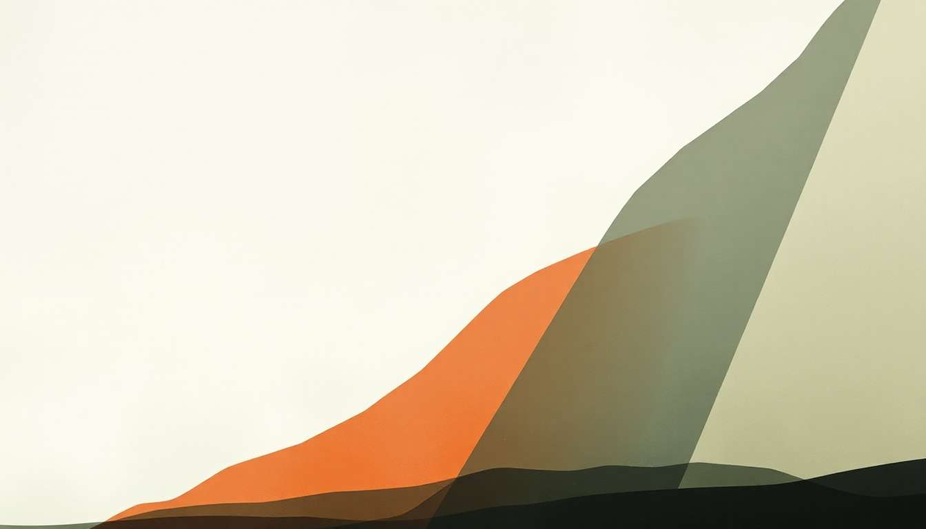 Fan-driven abstract illustration evoking the emotional arc of Diamonds by Ben Howard