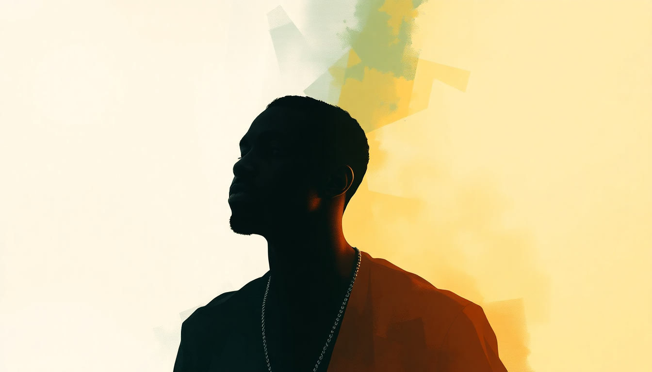 Fan-driven abstract illustration evoking the emotional arc of Diamonds from Sierra Leone by Kanye West