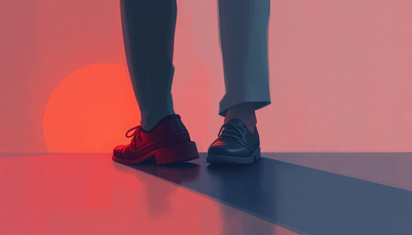 Fan-driven abstract illustration evoking the emotional arc of Diamonds on the Soles of Her Shoes by Paul Simon