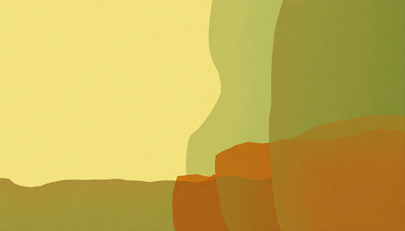 Fan-driven abstract illustration evoking the emotional arc of Diaraby by Ali Farka Toure