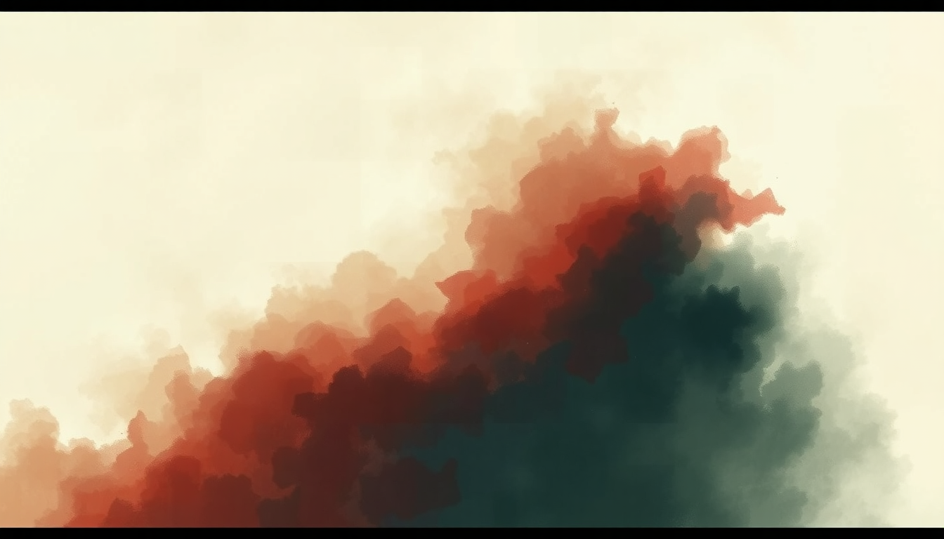 Fan-driven abstract illustration evoking the emotional arc of Die Meistersinger Overture by Richard Wagner