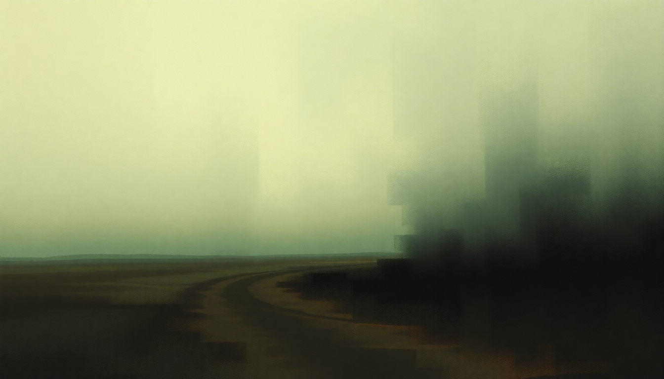 Fan-driven abstract illustration evoking the emotional arc of Digging in the Dirt by Peter Gabriel