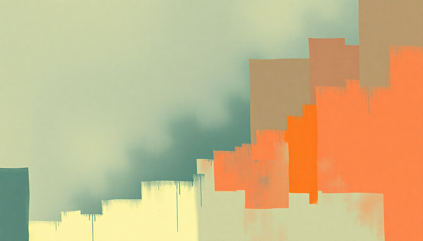 Fan-driven abstract illustration evoking the emotional arc of Digital Witness by St. Vincent