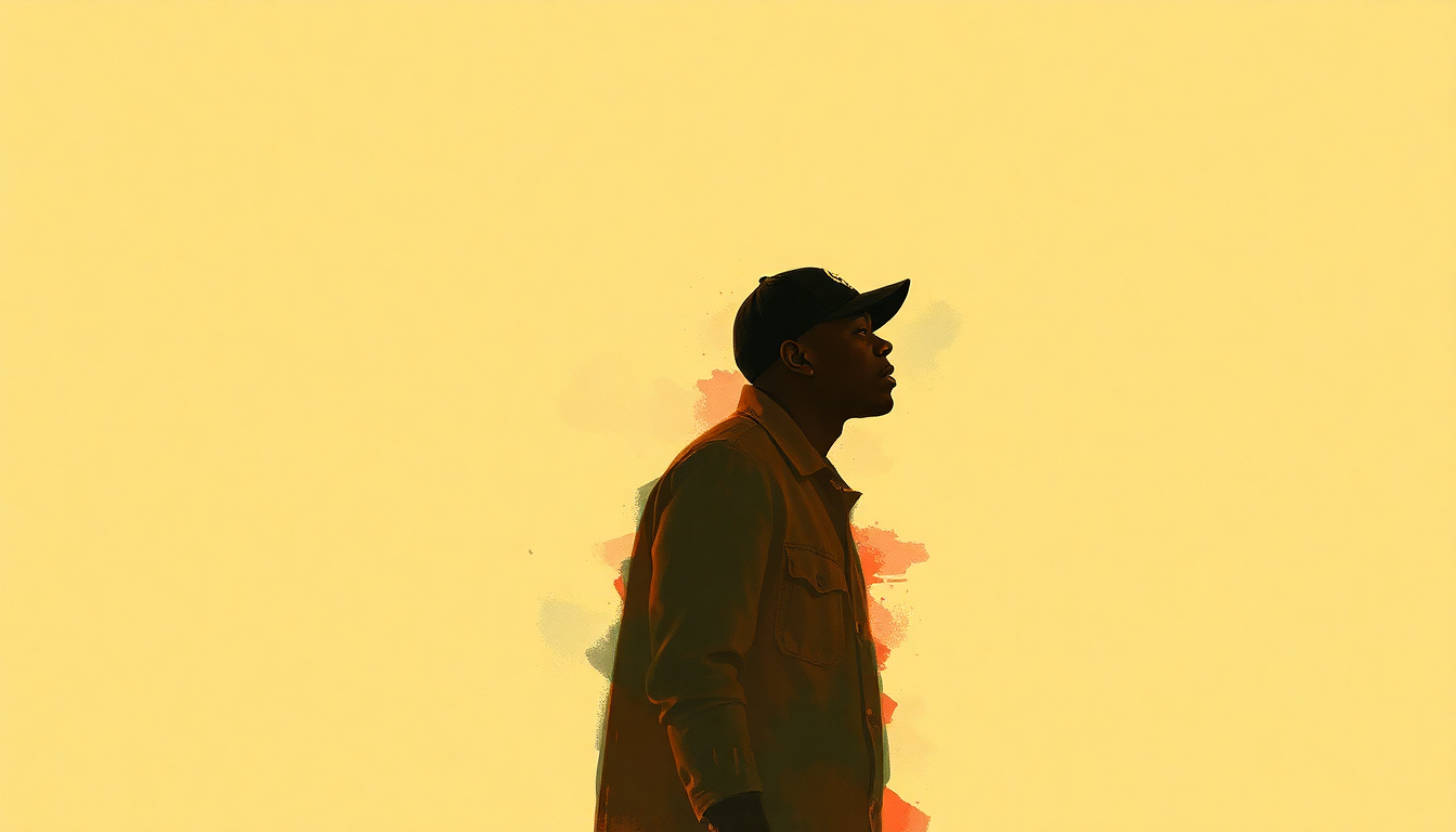 Fan-driven abstract illustration evoking the emotional arc of Dirt Off Your Shoulder by Jay-Z