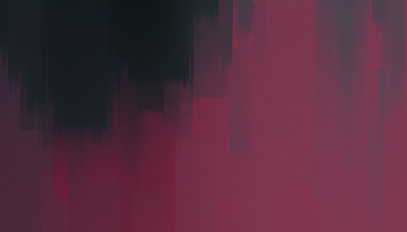 Fan-driven abstract illustration evoking the emotional arc of Disintegration by The Cure